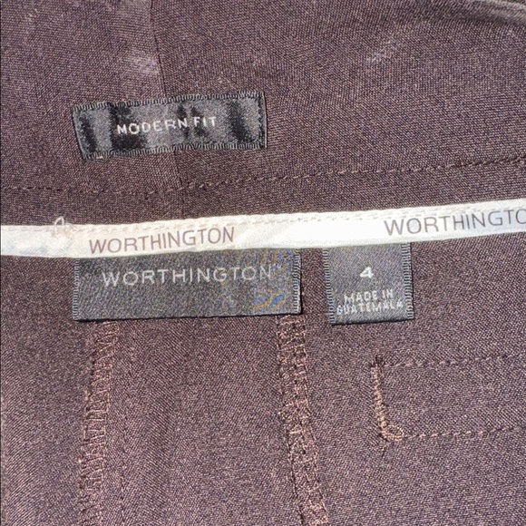 Worthington Dark Brown Pants - Picture 10 of 16